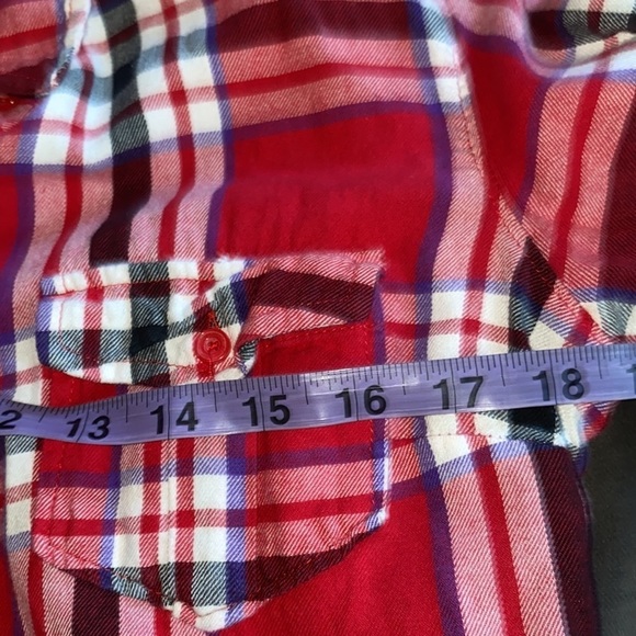 Aeropostale plaid long sleeve  shirt Sz S - Picture 8 of 12